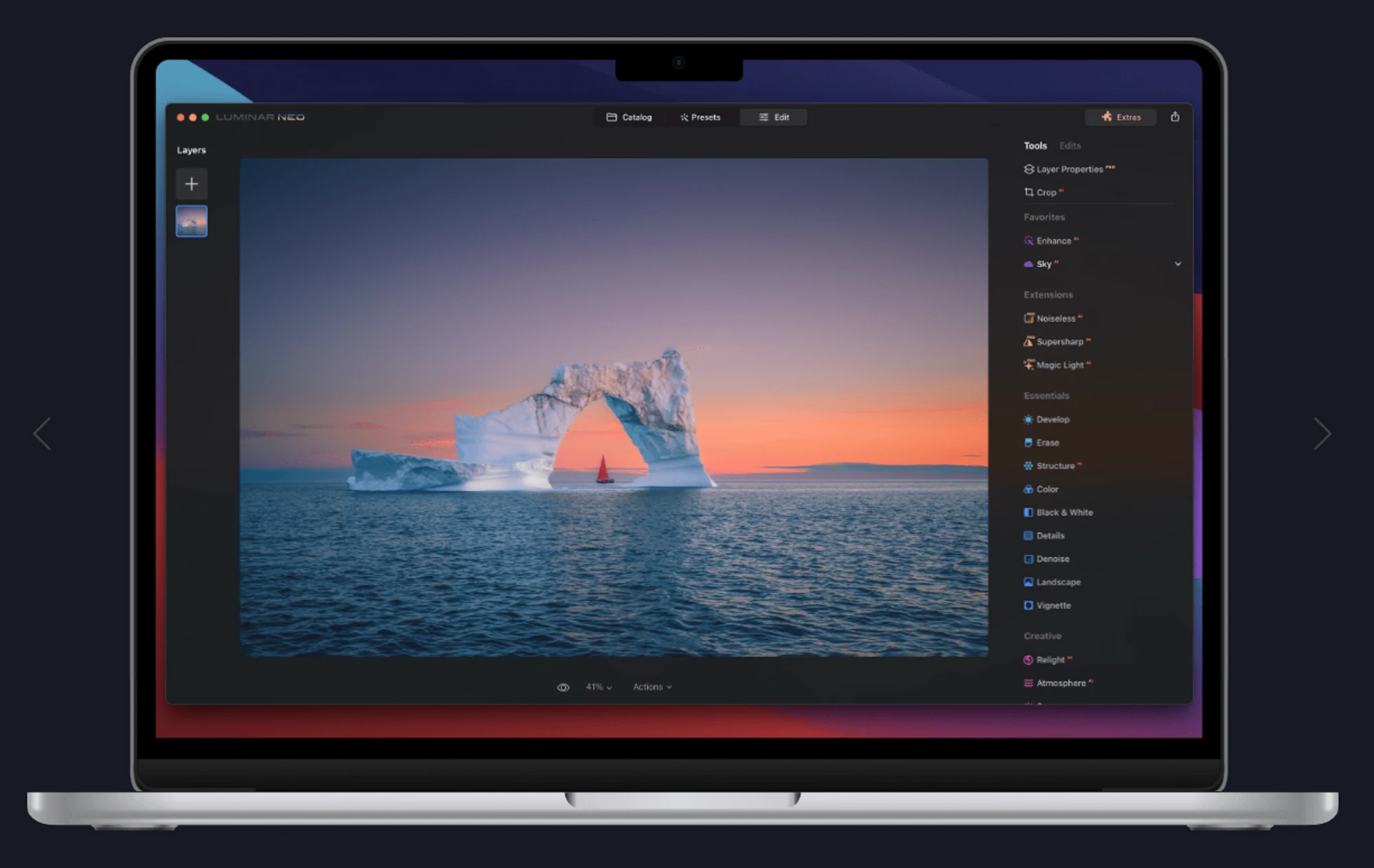 Image from Luminar Neo